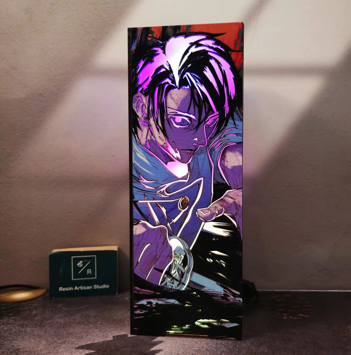 Layered Wood Anime Night Light