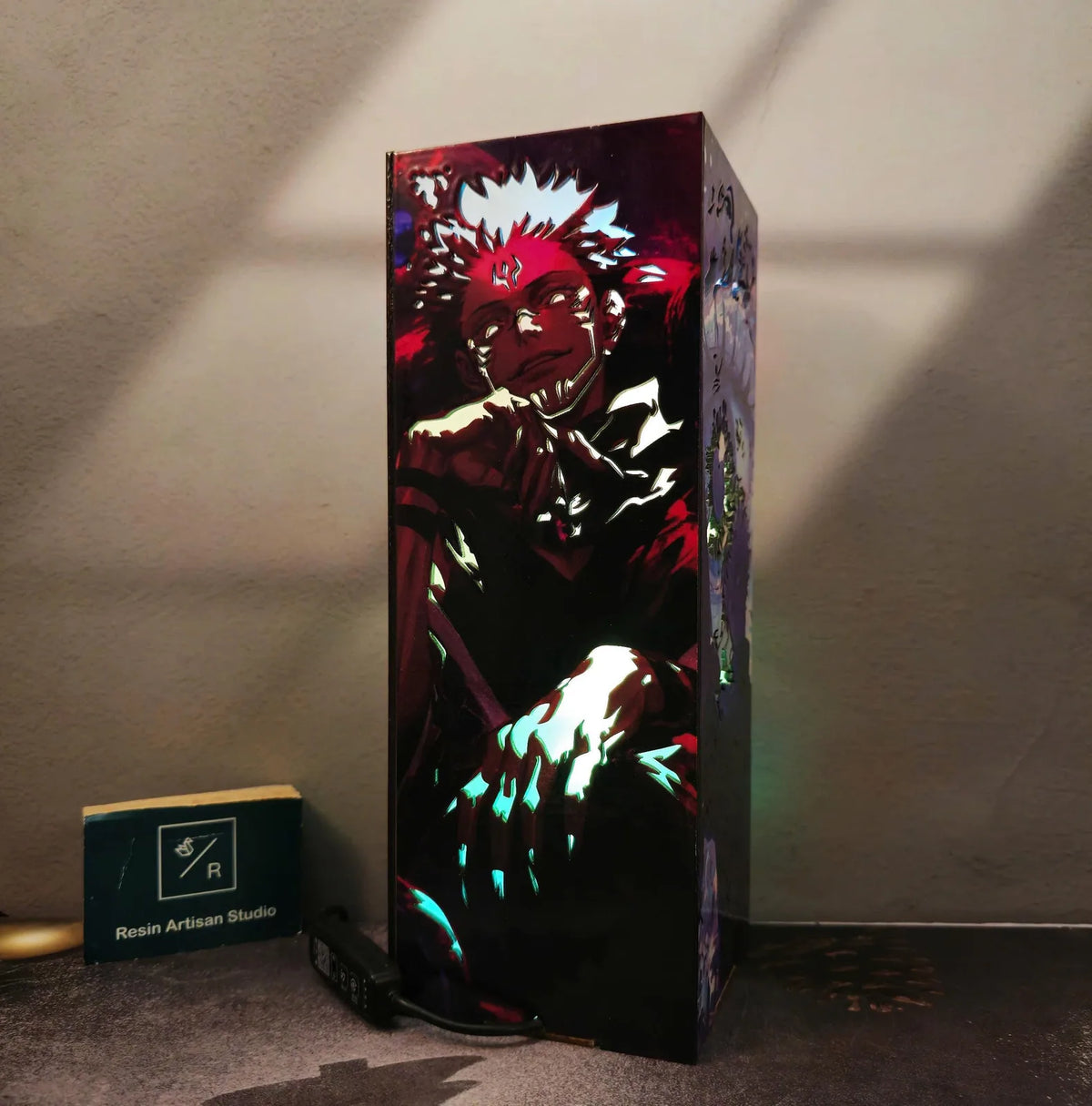 Layered Wood Anime Night Light