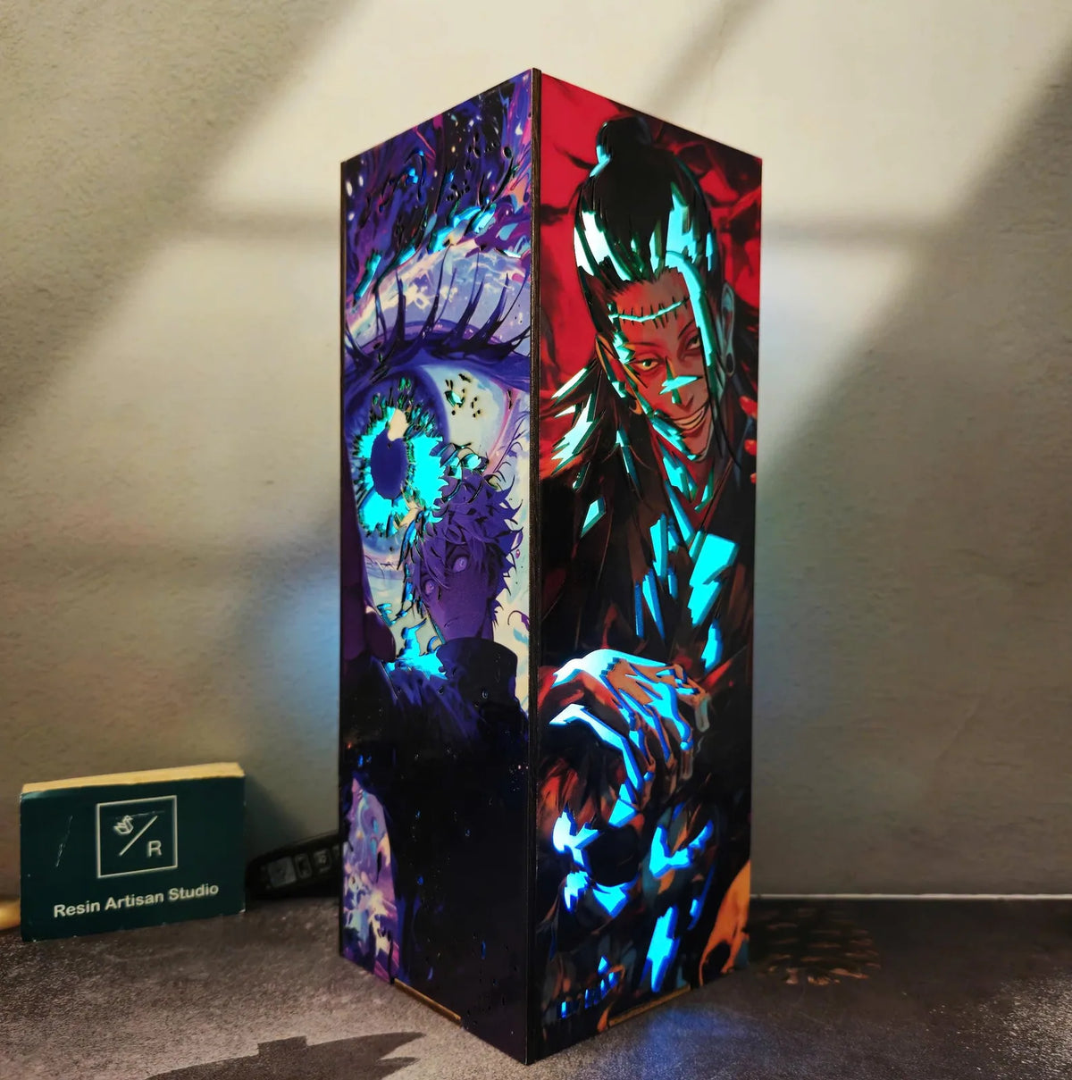 Layered Wood Anime Night Light