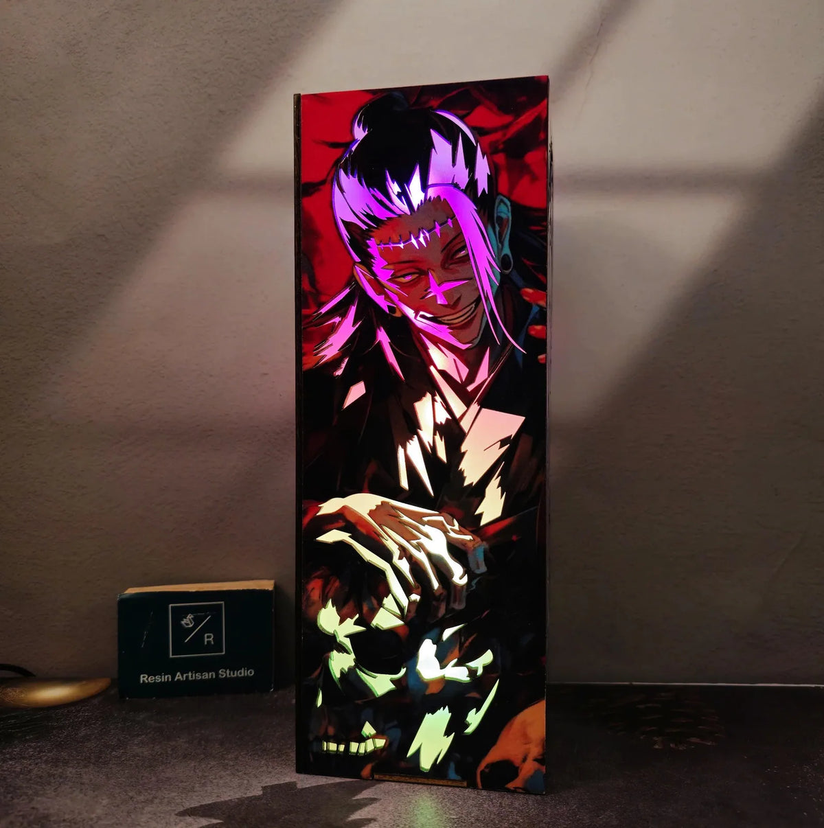 Layered Wood Anime Night Light