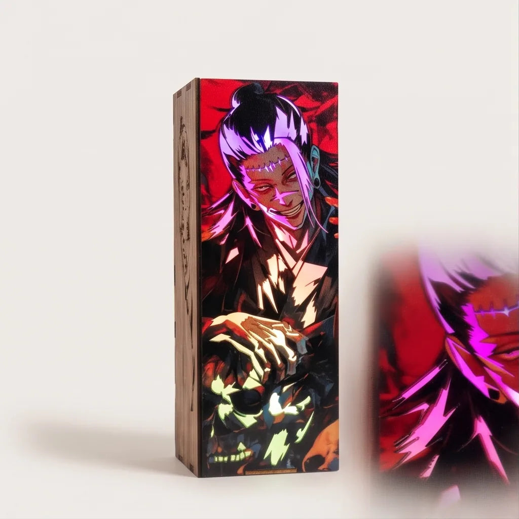 Layered Wood Anime Night Light
