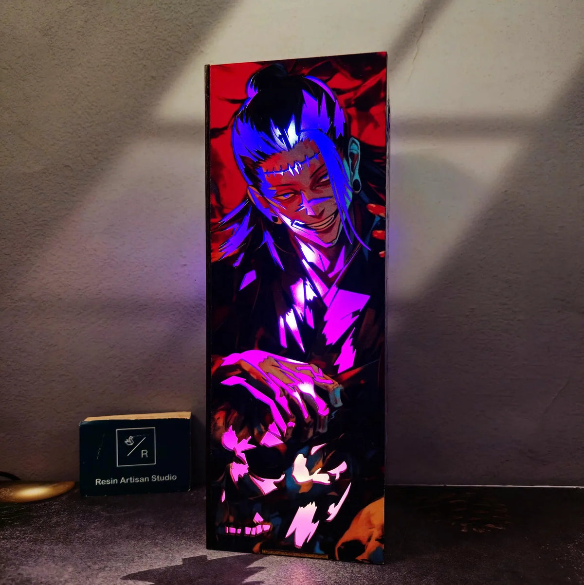 Layered Wood Anime Night Light