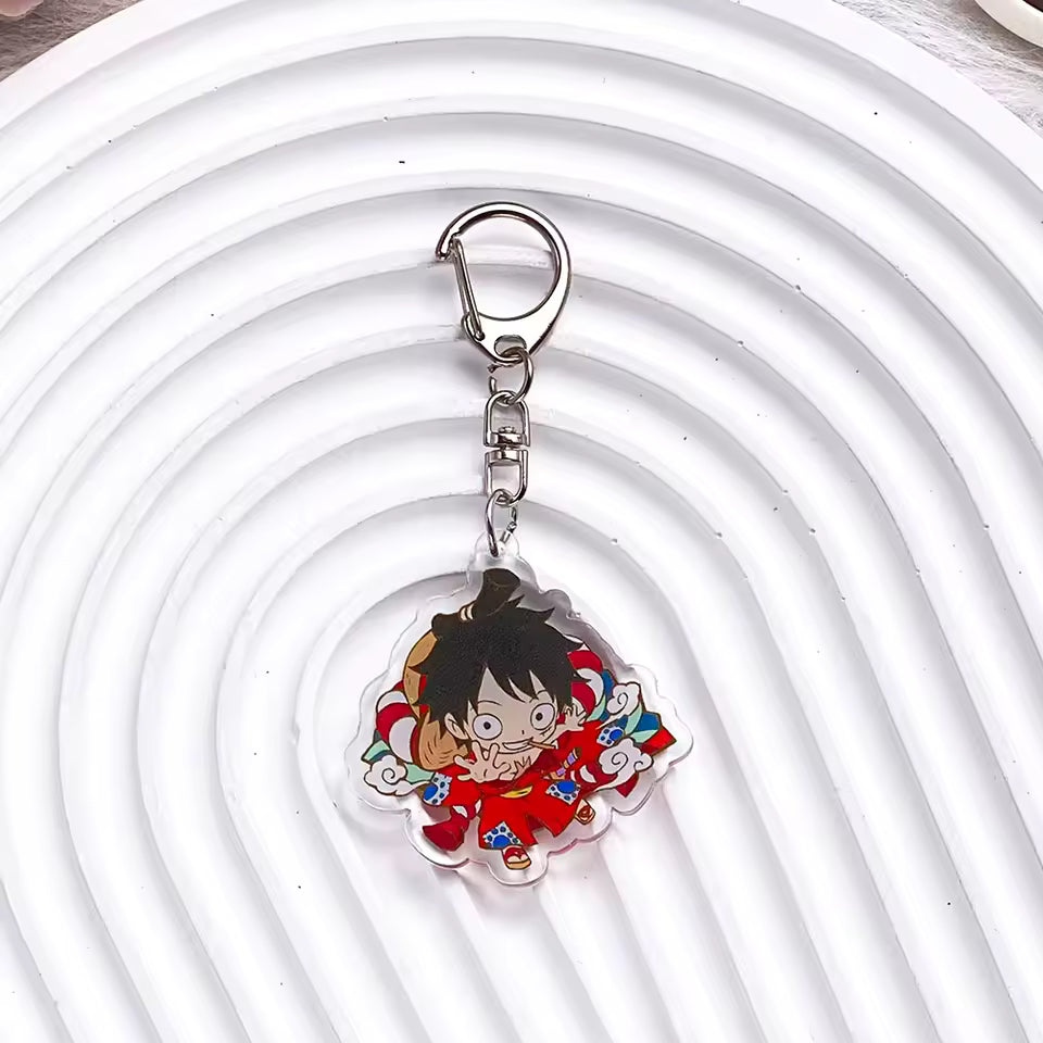 Monkey D Luffy Keychain - One Piece Anime Accessory