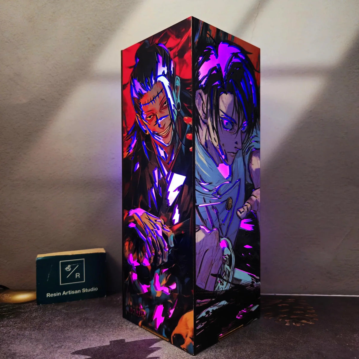 Layered Wood Anime Night Light