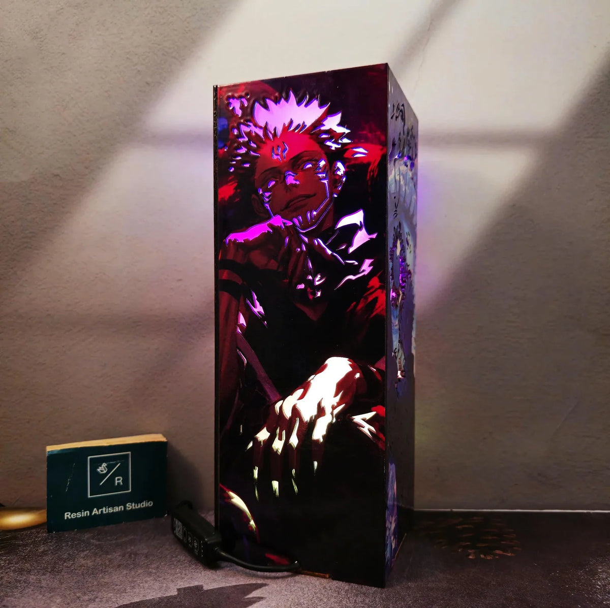 Layered Wood Anime Night Light